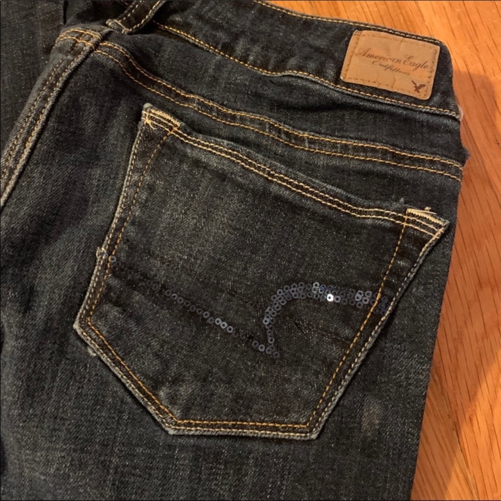 AE skinny kick jeans